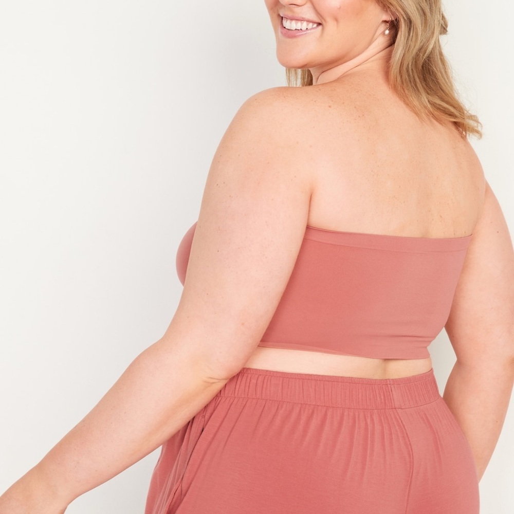 NWT OLD NAVY Seamless Bandeau Bralette Top Color: Spice Girl SIZE XLARGE - Picture 7 of 8